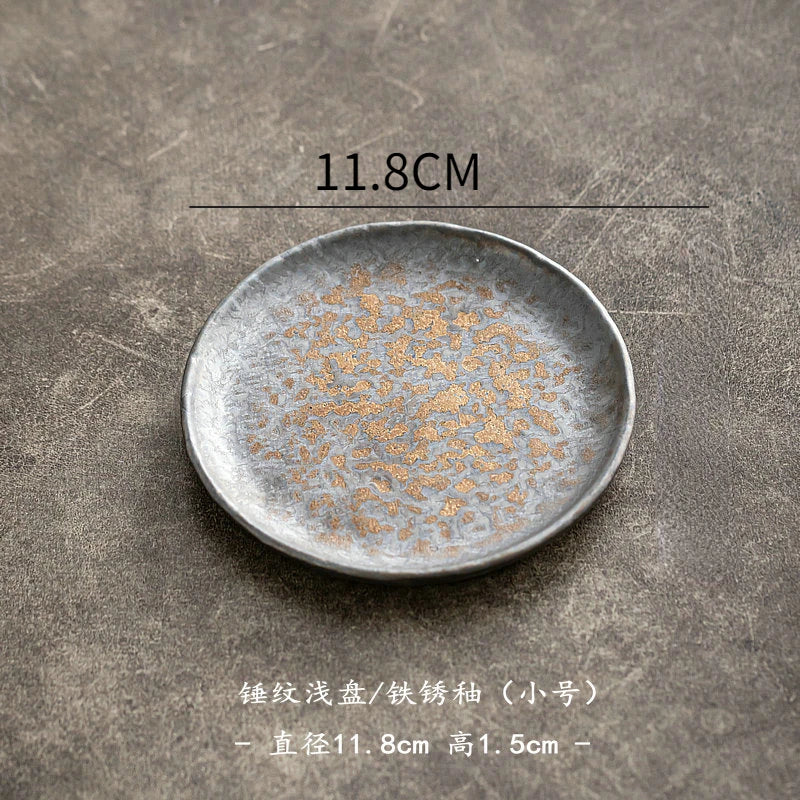 Crushed Basalt Plate Set