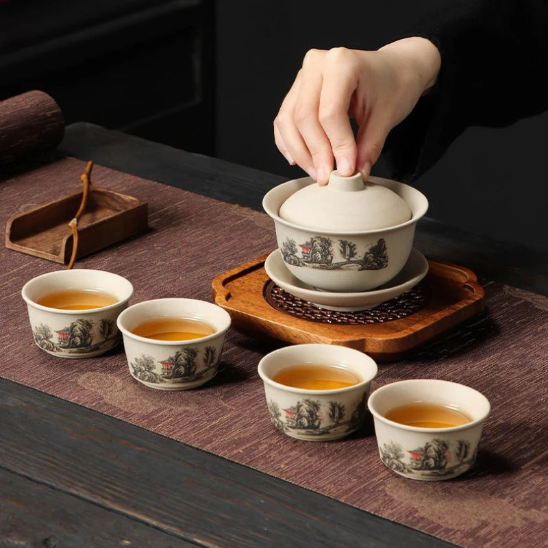 Earth Fired Tea Ceremony Set