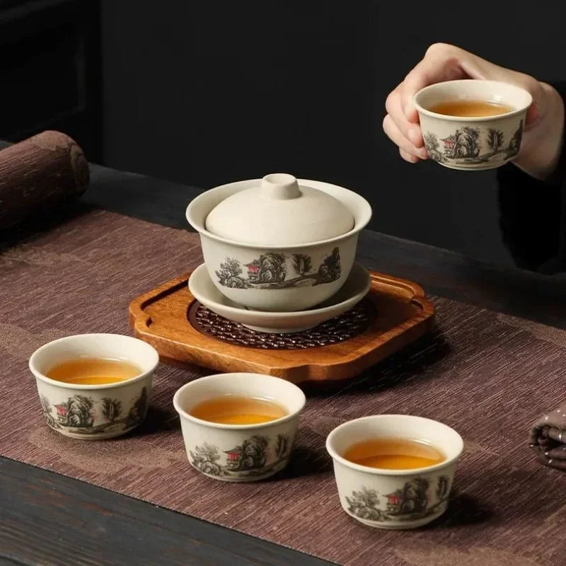 Earth Fired Tea Ceremony Set