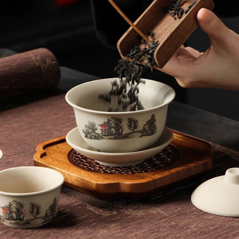 Earth Fired Tea Ceremony Set